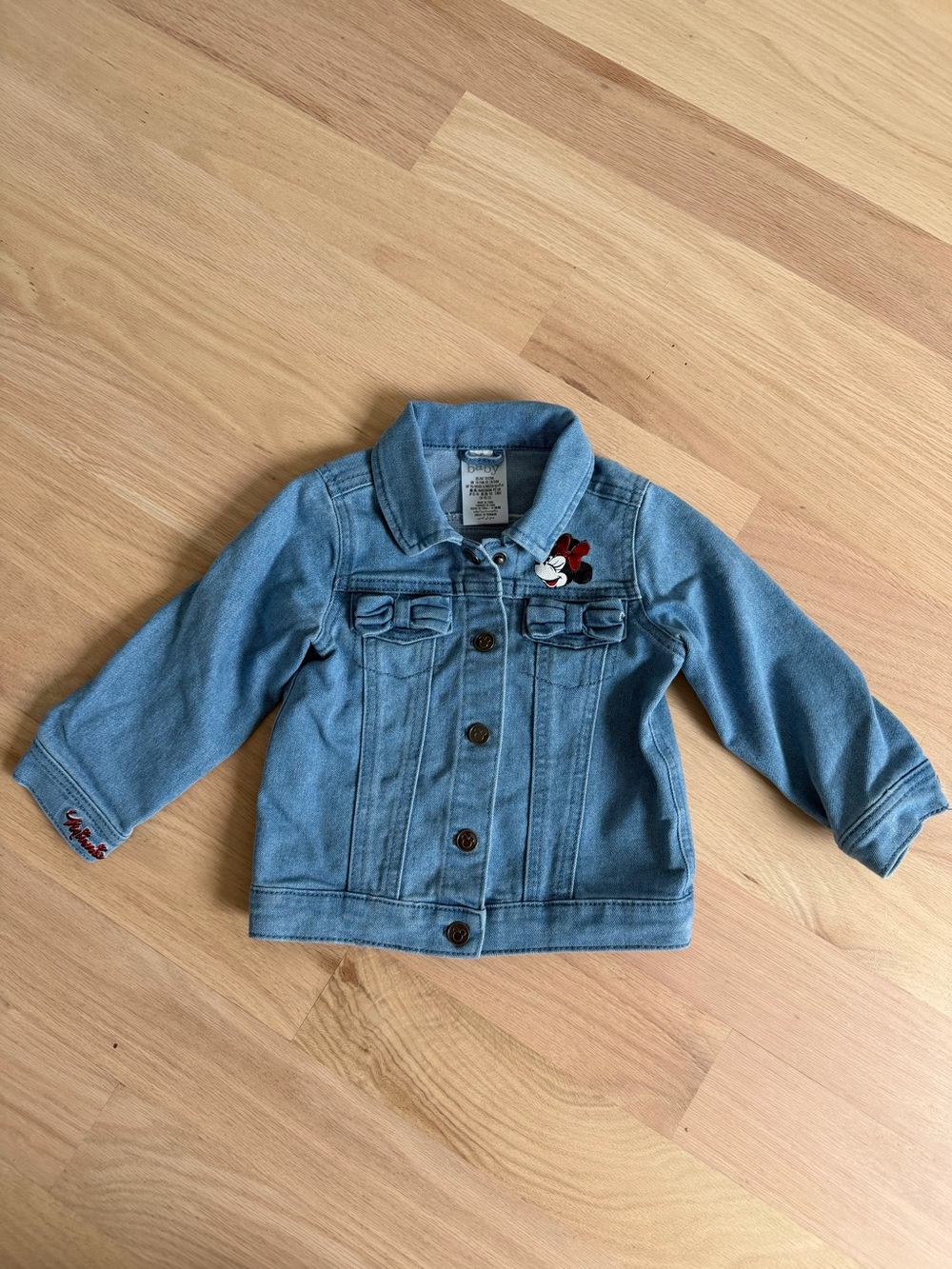 Disney Baby Minnie Mouse Denim Jean Jacket 18-24M